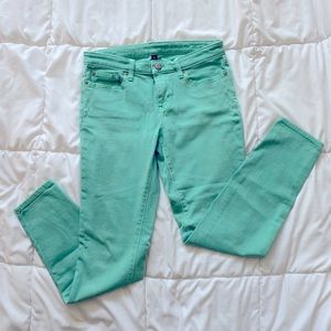 Gap Seafoam Skinny Denim
